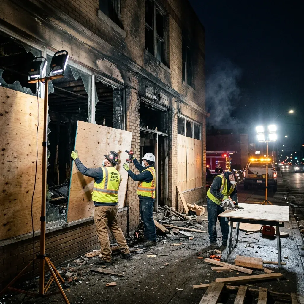 Fire and Smoke Damage Restoration